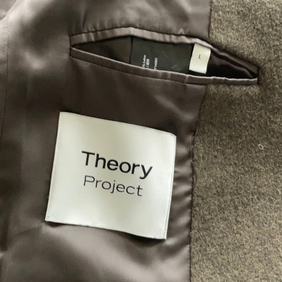 THEORY ARMY PURE DOUBLE size large new with tags 100 % Recycled wool $350 - Picture 8 of 15
